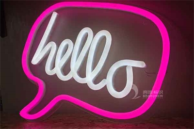 高分子彩晶霓虹發光字的六大優勢